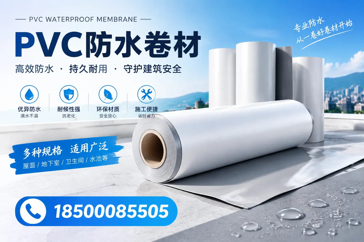 如何选择适合的PVC防水卷材？专家为您解答东营的需求